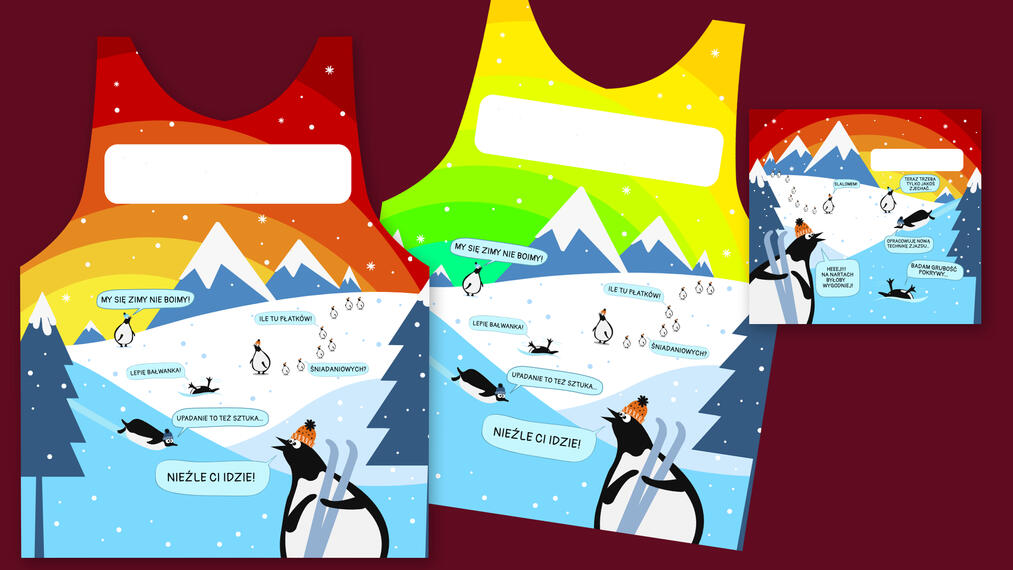 Projekt plastronów sportowych